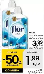 Eroski Flor - suavizantes senalizados oferta
