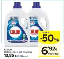 Caprabo Colon - detergent en gel oferta