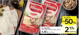 Caprabo El ventero - formatge terro a talls oferta
