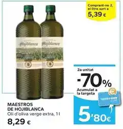 Caprabo Maestros de hojiblanca - oli d'oliva verge extra oferta
