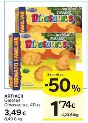 Caprabo Artiach - galetes dinosaurus oferta