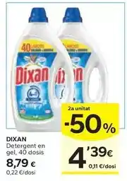 Caprabo Dixan - detergent en gel oferta