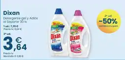 Clarel Dixan - detergente gel y adios di separar oferta