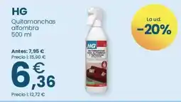 Clarel Hg - quitamanchas alfombra oferta