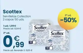 Clarel Scottex - servilletas collection oferta