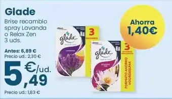 Clarel Glade - brise recambio spray lavanda o relax zen oferta