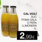 Plusfresc Cal violi/ suc poma gala o pera llimonera oferta