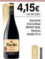 Cash Ifa Monte real - vino tinto d.o.ca.rioja real reserva oferta