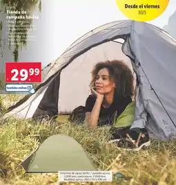 Lidl CRIVIT Tienda de campaña básica oferta