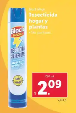 Lidl BLOCK MAGIC Insecticida hogar y Block plantas oferta