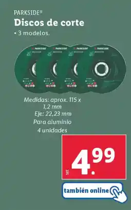 Lidl PARKSIDE Discos de corte oferta