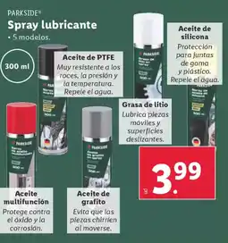 Lidl PARKSIDE Spray lubricante oferta