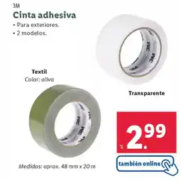 Lidl 3M Cinta adhesiva oferta