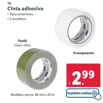 Lidl 3M Cinta adhesiva oferta