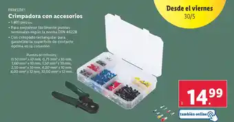 Lidl PARKSIDE Crimpadora con accesorios oferta