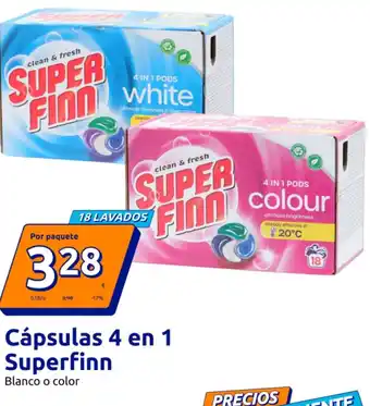 Action SUPERFINN Cápsulas 4 en 1 oferta