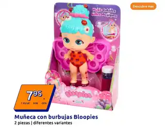 Action Muñeca con burbujas Bloopies oferta