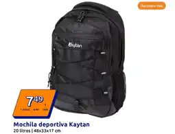 Action Mochila deportiva Kaytan oferta