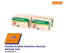Action PALMOLIVE Pastilla de jabón Naturals Delicate Care oferta