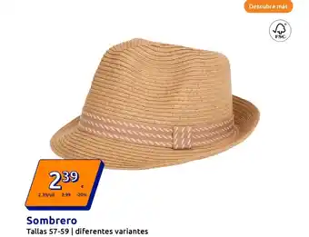 Action Sombrero oferta