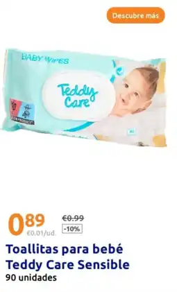 Action Toallitas para bebé Teddy Care Sensible oferta