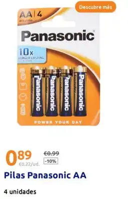 Action PANASONIC Pilas AA oferta