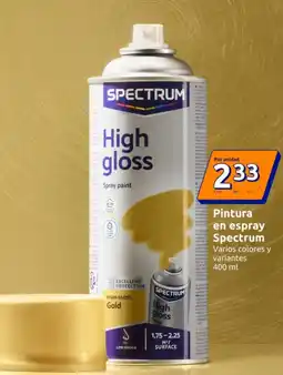 Action SPECTRUM Pintura en espray oferta
