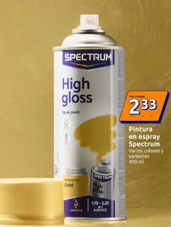 Action SPECTRUM Pintura en espray oferta