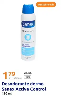 Action SANEX Desodorante dermo Active Control oferta
