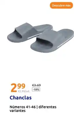 Action Chanclas oferta