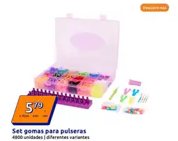 Action Set gomas para pulseras oferta