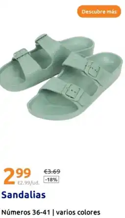 Action Sandalias oferta