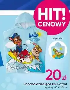 Pepco Poncho dziecicce patrol oferta
