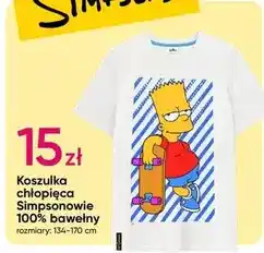 Pepco Koszulka chiopieca simpsonowie 100% bowelyn oferta