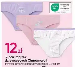Pepco Tex - 3-pak majtek dziewczecych cinnamoroli oferta
