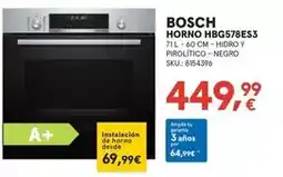 Worten Bosch - horno hbg578es3 oferta