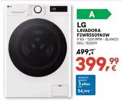 Worten Lg - lavadora f2wr5s09a0w oferta