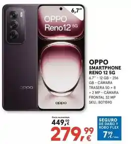 Worten Oppo - smartphone reno 12 5g oferta