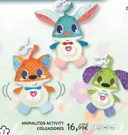 Toy Planet Animalitos activity colgadores oferta