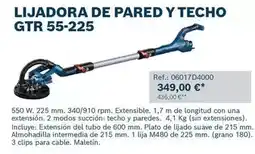 Ferri Paredes - lijadora de pared y techo gtr 55-225 oferta