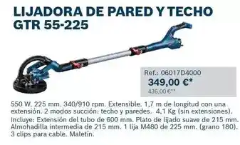Ferri Paredes - lijadora de pared y techo gtr 55-225 oferta