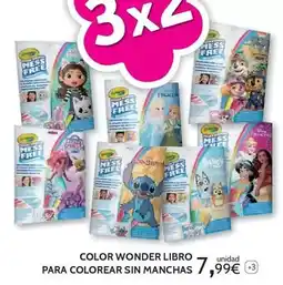 Toy Planet Color wonder libro para colorear sin manchas oferta