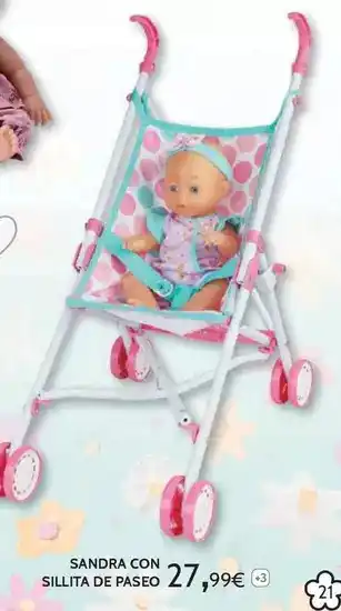 Toy Planet Sandra con síllita de paseo oferta