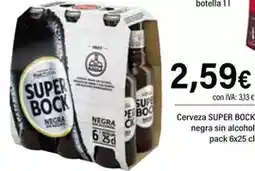 Cash Ifa Super bock - cerveza negra sin alcoholha oferta
