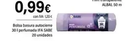 Cash Ifa Ifa sabe - bolsa basura autocierre 30 i perfumada oferta