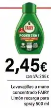 Cash Ifa Fairy - lavavajillas a mano concentrado limon recargaca oferta