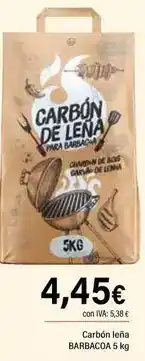 Cash Ifa Carbón leña barbacoa oferta