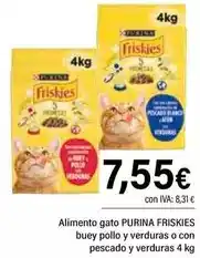 Cash Ifa Purina - alimento gato buey pollo y verduras o con pescado y verduras oferta