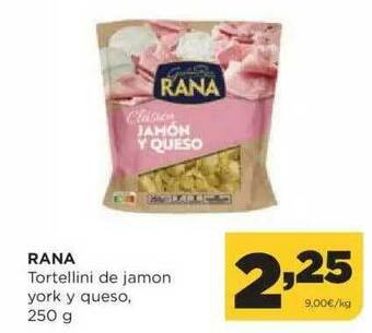 Alimerka Rana Tortellini De Jamon York Y Queso oferta