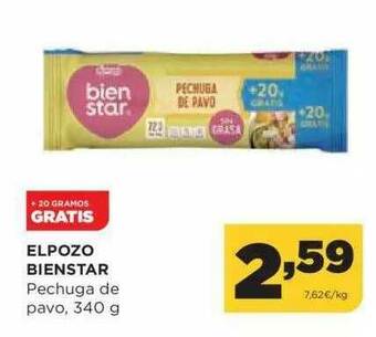 Alimerka Elpozo Bienstar Pechuga De Pavo oferta